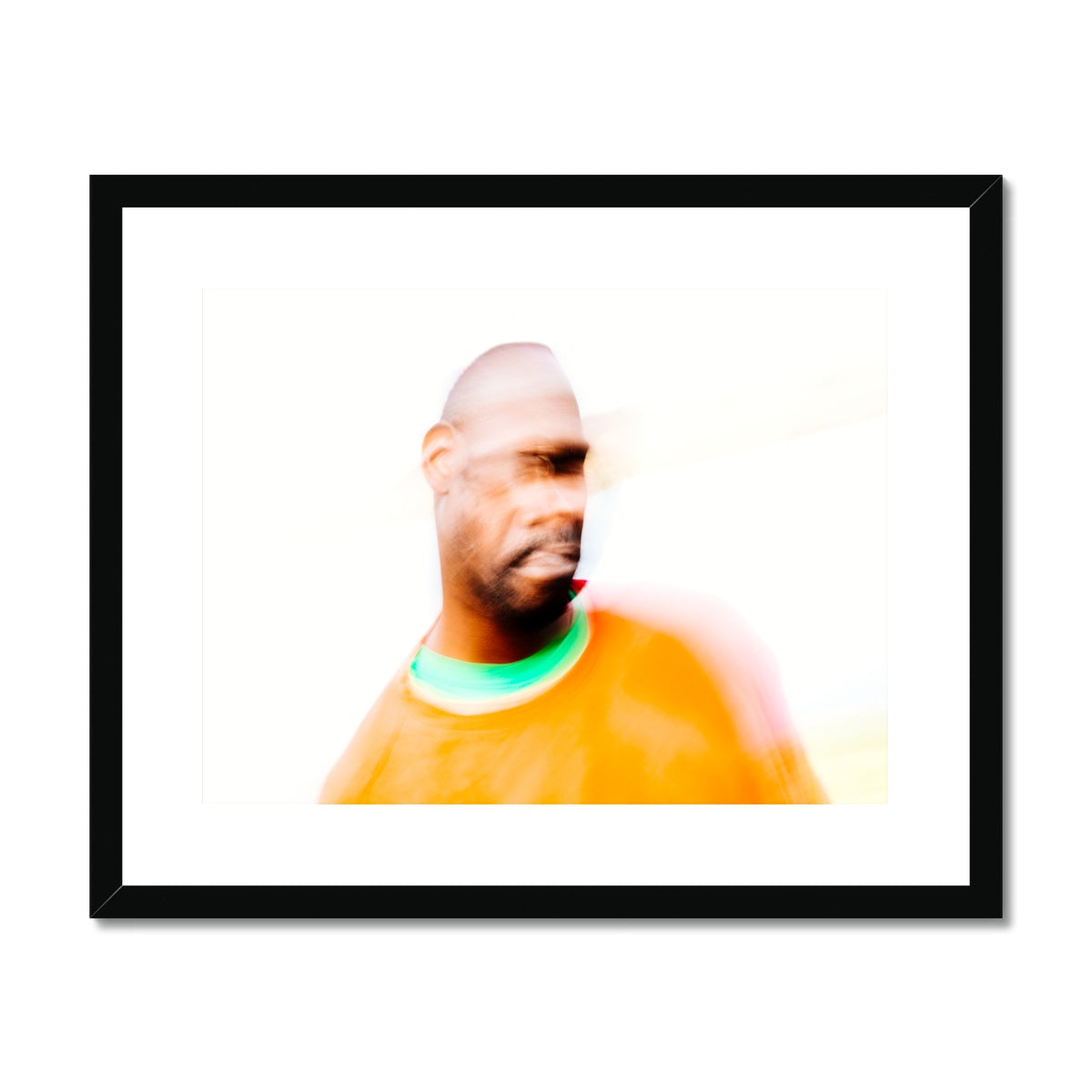 'Portraiture Abstract (no.01)' London, 2016 Framed & Mounted Print