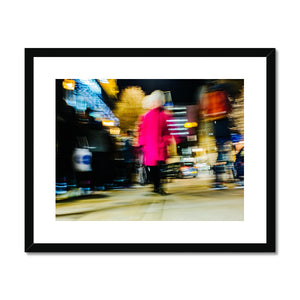 'Street Nights (no.02)' London, 2018 Framed & Mounted Print