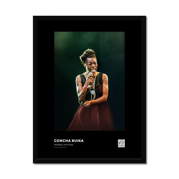 'LMHR Buika (no.01)' WOMAD 2016 Framed Print